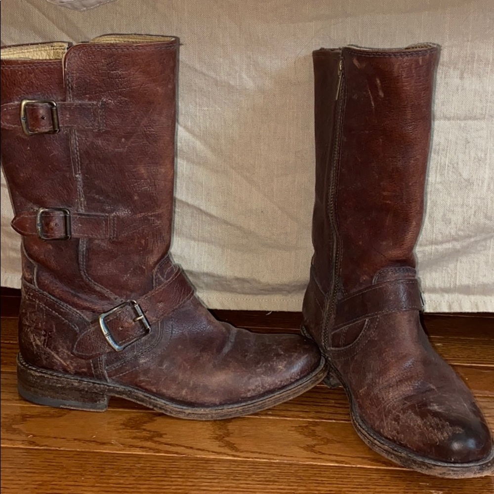 Frye Biker Boots